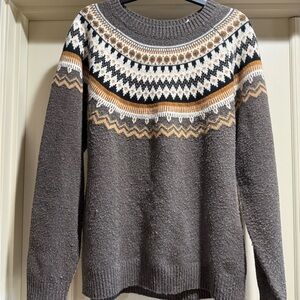 Weatherproof Men's Taupe Crewneck Sweater